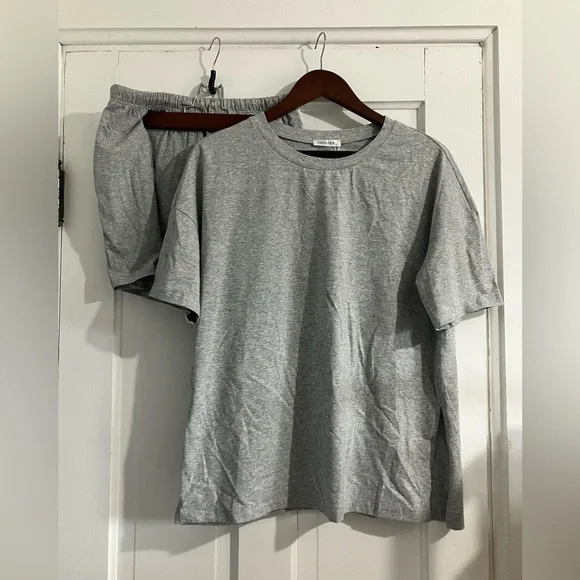 NWT Ekouaer 100% cotton Knit Lounge Set - Picture 1 of 3